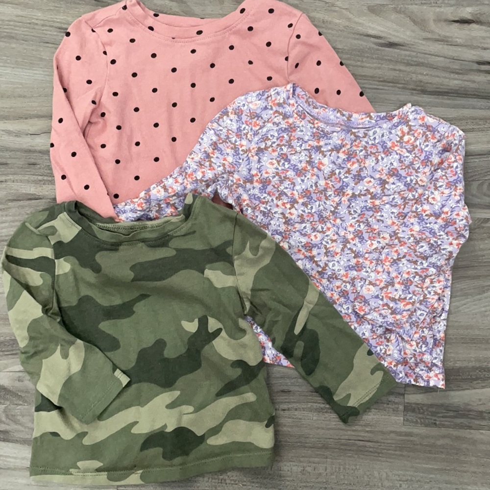 Old Navy Girls Long Sleeve Shirts 12-18mo